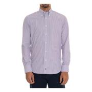 Stripete Button-Down Casual Skjorte