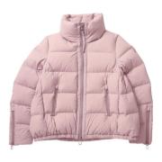 Rosa Oversized Kort Dunjakke