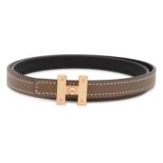 Pre-owned Leather belts