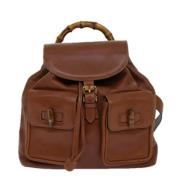 Pre-owned Leather backpacks