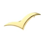 Pre-owned Yellow Gold brooches