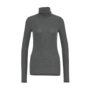 Grå Turtleneck Strikkeplagg Aw24