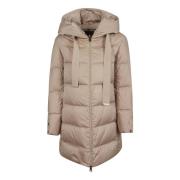 Nude A-Shape Hooded Jacket