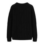 Svart Harrods Pullover Genser