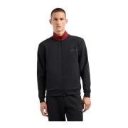 Svart Full-Zip Genser 6dpm04