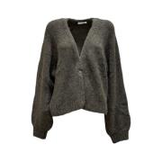 Boucle Kvalitet Oversized Cardigan