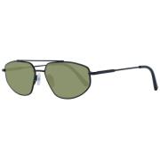 Svart Aviator Solbriller