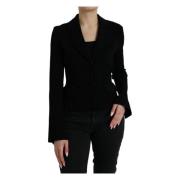 Elegant Svart Designer Blazer Kvinner