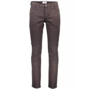 Brun Bomull Jeans Bukse, 5-Lomme