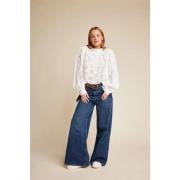 Denimblå St. Barts Wide Leg Jeans