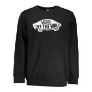 Svart Langermet Sweatshirt Logo Print