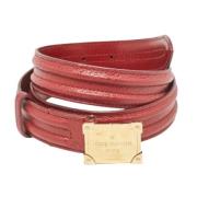 Pre-owned Leather belts