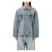 Lys Indigo Timeglass Denimjakke