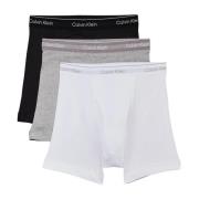 3-Pakning Boxer Briefs Grå Hvit Svart