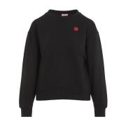 Svart Sweatshirt Stilig Behagelig Moderne