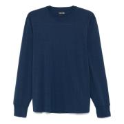 Crew Neck Sweatshirt i Lyocell/Bomull