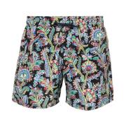 Paisley Print Svømmeshorts Svart/Multi