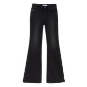 Flare Jeans i Svart