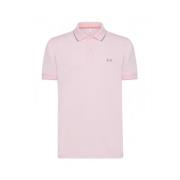 Slim Krage Polo Skjorte Lys Rosa