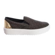 Gylne Moccasin Sneakers