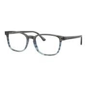 Striped Blue Grey Eyewear Frames