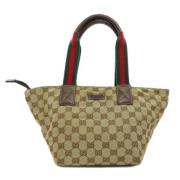 Pre-owned Canvas gucci-bags