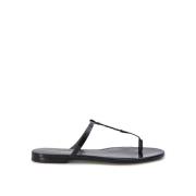 Cassandra Leather Flat Sandals