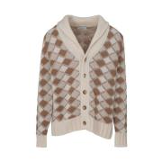 Bicolor Ull Cardigan