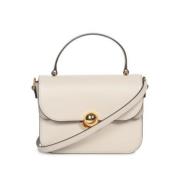 Gul Skinn Crossbody Veske