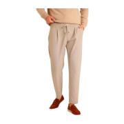 Beige Joggebukser Gulrot Passform