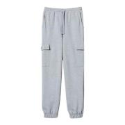 Cargo Joggers Grå Bomull Sweatpants