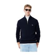 Chunky Half-Zip Ullgenser - Marineblå