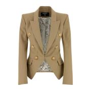 Bomull Cappuccino Blazer