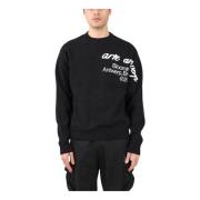 Blomstertrykk Crew Neck T-skjorte