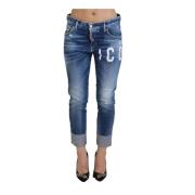 Cool Girl Slim Fit Distressed Denim Jeans