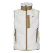 Hvit Strikket Turtleneck Vest Aw24