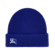 Kashmir Beanie Lue med Pegaso Broderi