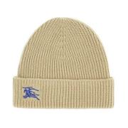 Kasjmir Beanie Lue med Pegaso Broderi