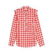 Prairy red check shirt