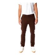 Militærinspirerte Tapered Fit Chino Bukser