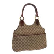 Pre-owned Canvas gucci-bags