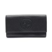 Pre-owned Leather wallets