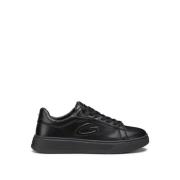 Svart Skinn Sneakers New Era