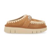 Bounce Clog Saueskinns Slipper i Cognac