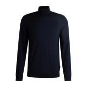 Slim Fit Ull Turtleneckgenser