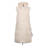 Teddyfleece Lang Vest Offwhite