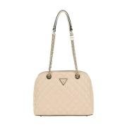 Beige Dome Bag for Kvinner