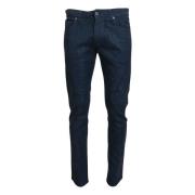 Stilige Blå Tapered Denim Jeans