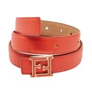 Pre-owned Leather belts