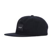 Sort Flat Visor Cap Snapback Set